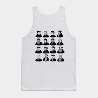 Pantheon of Christian European Church Reformers Tank Top